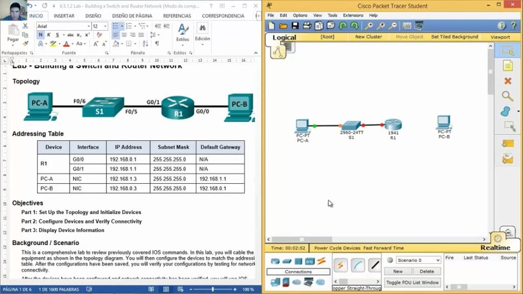 Lab - Build a Switch And Router Network