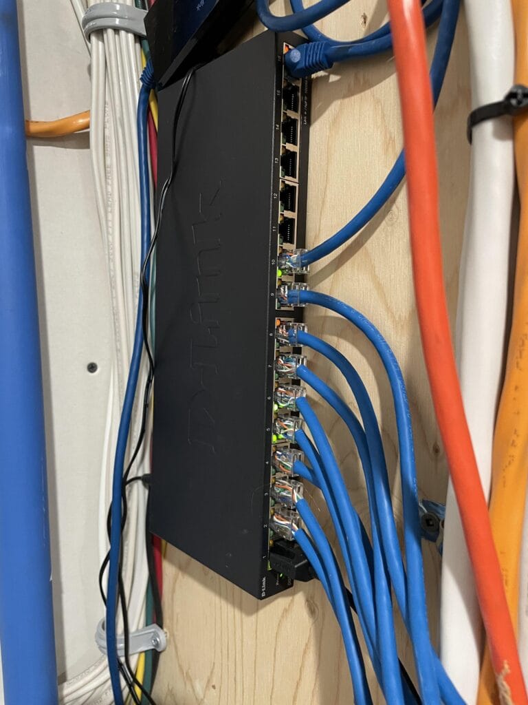 Orange Light on Network Switch